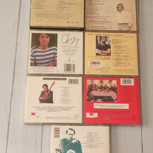 7 Audiophile Jazz CDs (ECM, Chesky Records, DMP)
