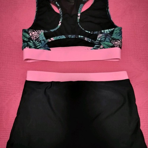 Waikiki swimsuit with black transparency on back T, 9-10 years, like new