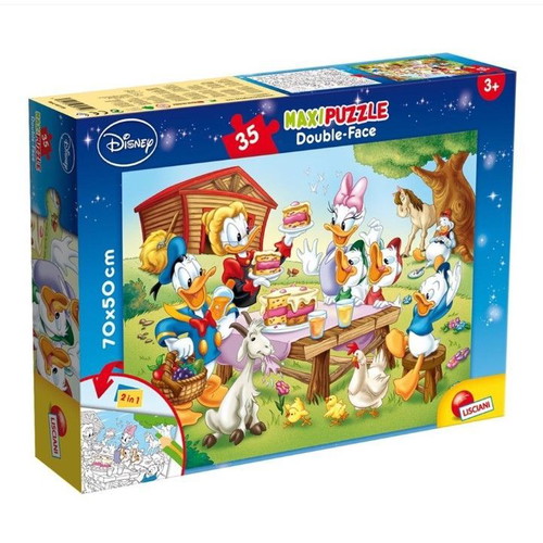 Disney Maxi Double-Face Donald Puzzle like new for kids 3+ years