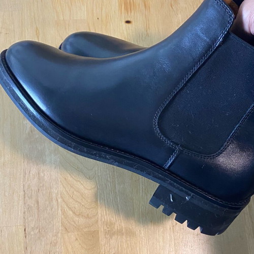 Polo men's boots elastic 42 like new, black