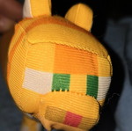 Minecraft Ginger Cat Keychain like new