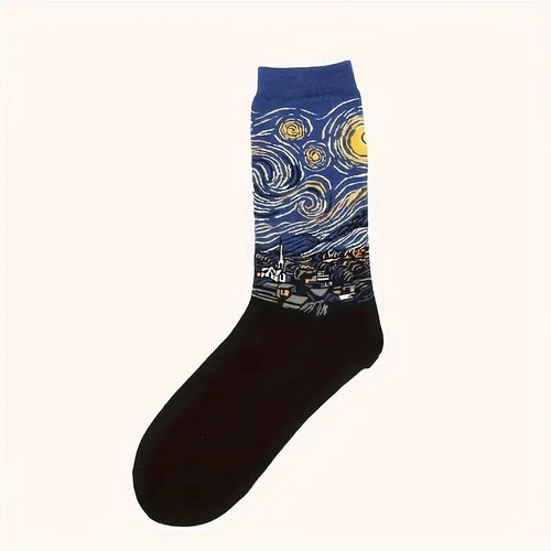 Socks with Design from Famous Painting New Unisex