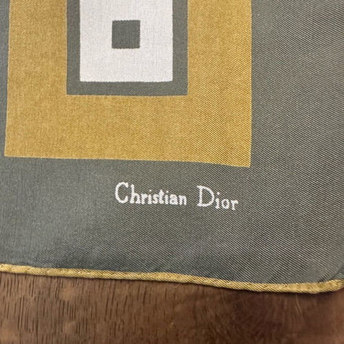 Christian Dior vintage silk scarf like new