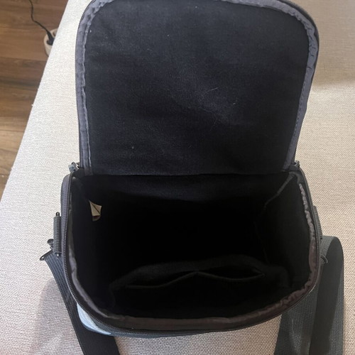 Nikon F65 SLR 35mm camera with AF Nikkor 28-80mm lens and Delsey case
