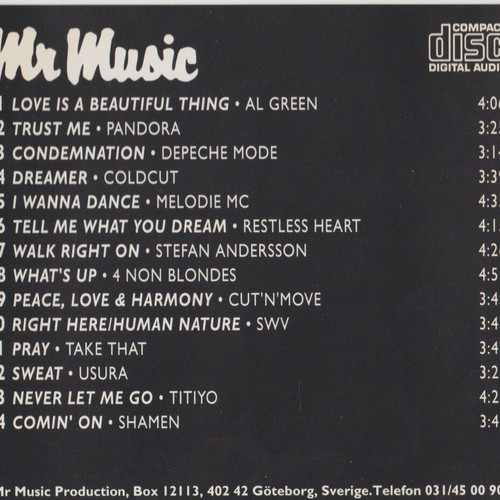 Mr Music Hits 11•93 CD like new