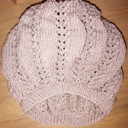 Handmade knit hat made to order, cigar color