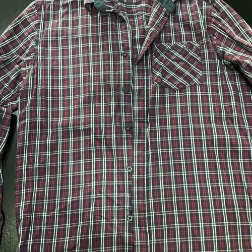 Pierre Cardin Checked Shirt Regular Fit like new, size M, red multicolor