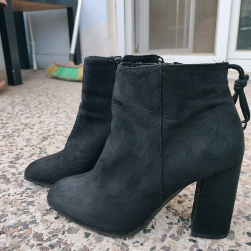 Alta Moda ankle boots used, black with chunky heel