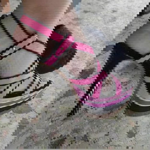 Σανδάλια στιλέτο Jessica Simpson ροζ, Νο 39, σαν καινούργιο