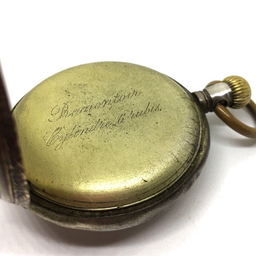Longines pocket watch silver 1900 collectible