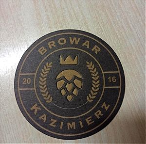 Poland Beer Coaster KAZIMIERZ unused