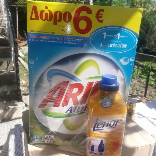 Ariel 72 loads and Lenor 3L