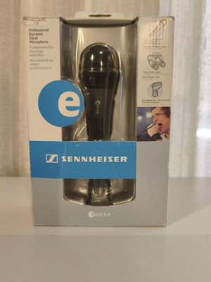 Sennheiser e815S-X δυναμικό μικρόφωνο φωνής με κουτί και καλώδιο