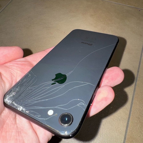 IPhone 8 64GB Black like new with minor back crack