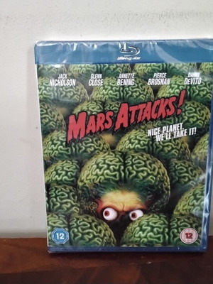 Mars Attacks Blu-Ray new with Greek subtitles, comedy fantasy