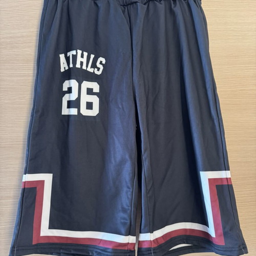 Basketball varsity shorts ATHLS 26 black, unisex