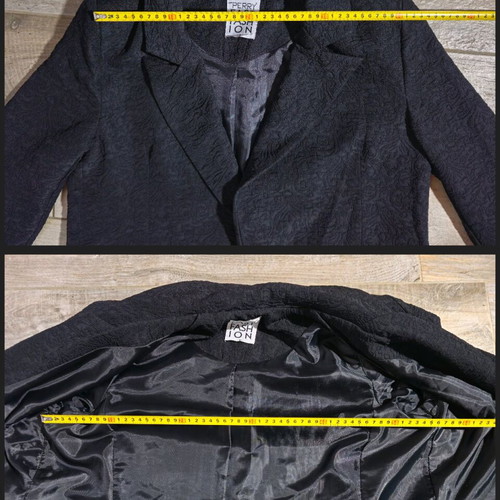 Quality black lightweight jacket 80% viscose like new, size S/M
