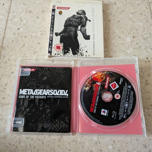 Metal Gear Solid Guns of the Patriots PS3 game used