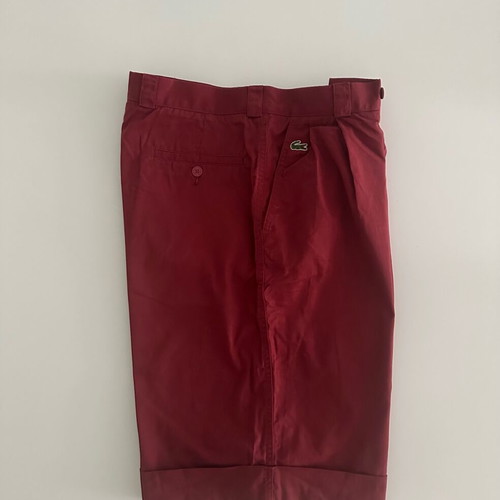 Lacoste women's burgundy bermuda shorts like new size 42