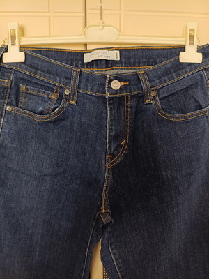 Levi's 505 women's jeans straight leg medium blue like new