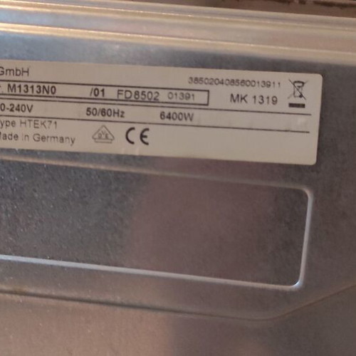 Neff Ceramic Cooktop Under Counter Used Model M1313N0/01