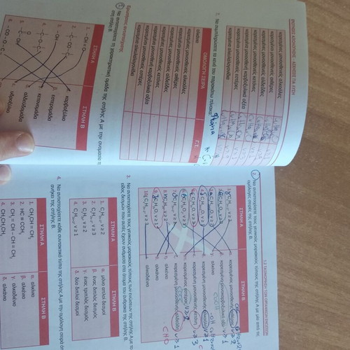 Chemistry Book B Lykeiou used, Poukamisas editions