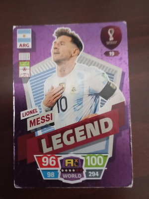 Κάρτα Lionel Messi Legend FIFA Παγκόσμιο Κύπελλο Κατάρ 2022