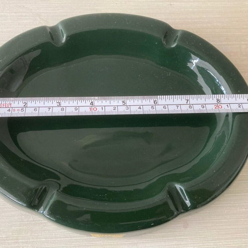 Ceramic Cutty Sark whisky promotional ashtray used
