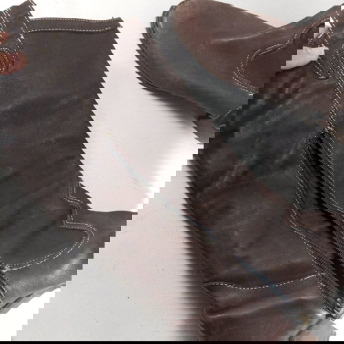 Δερμάτινες μπότες Giorgo Salustro no 41 μεταχειρισμένες, καφέ ταμπά