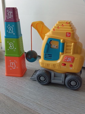 Fisher-Price Count & Stack Crane μεταχειρισμένο παιχνίδι
