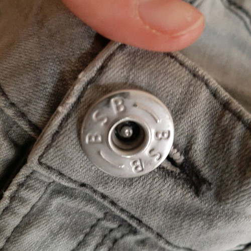 Bsb Capri Jeans Pants size M used, gray