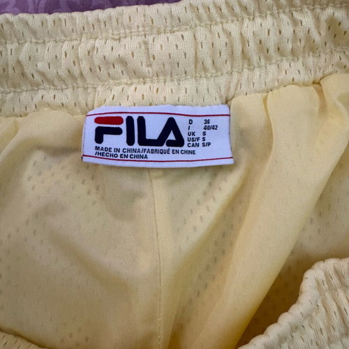 Fila Italia tracksuit yellow size Small like new