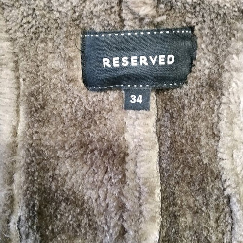 Reserved winter jacket size XS like new brown with fur