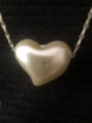 Pelmout jewelry set heart, necklace, bracelet and earrings like new
