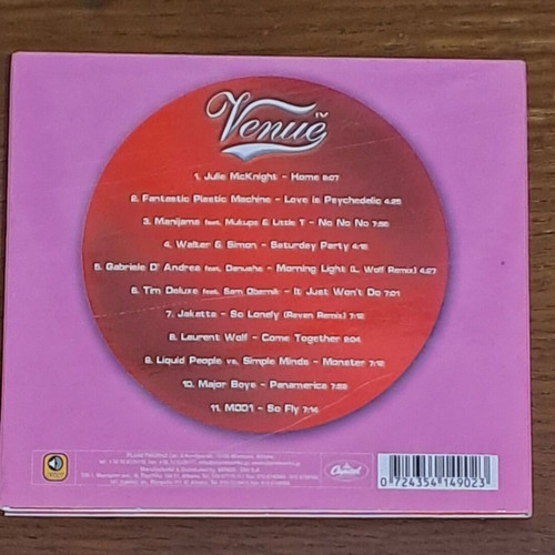 Venue IV music CD used, pop