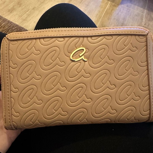 Axel wallet pink nude with gold details new