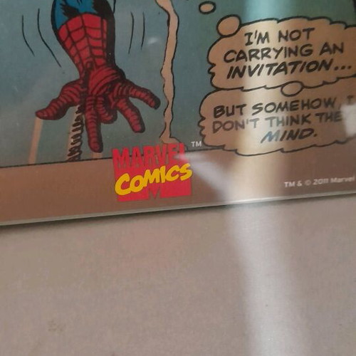 Spiderman Marvel poster new, 48×40cm, framed