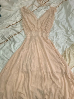 Maxi dress BSB spring pink like new, formal