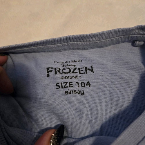 Frozen Disney pajama used, size 104, turquoise