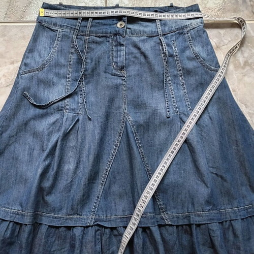 Louise Orop denim skirt new, 100% cotton, size L