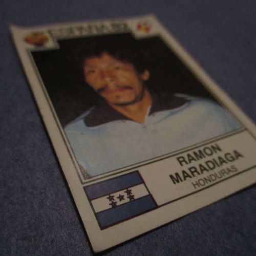 Panini football sticker Espana 82 No.356 Maradiaga used