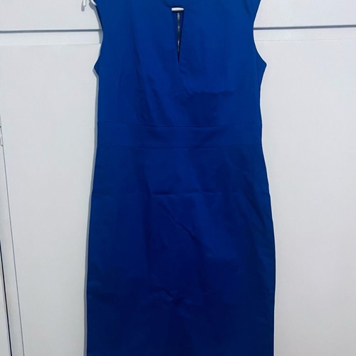 Anonima blue midi dress size Large like new