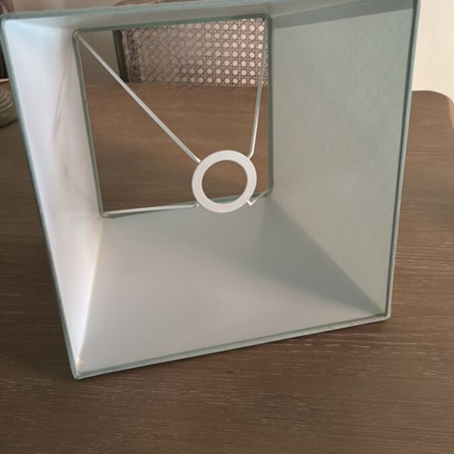Lamp Shade square, height 25 cm, width 31 cm, new