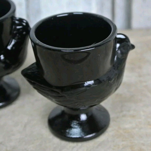 Vintage Luminarc egg cups set of 8, like new, French