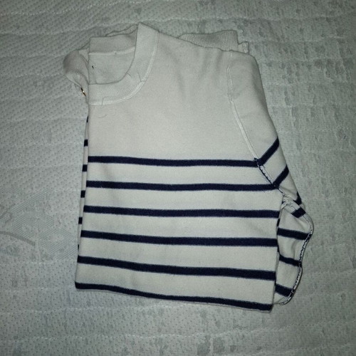Zara Mariniere Blouse like new, size S, white and blue