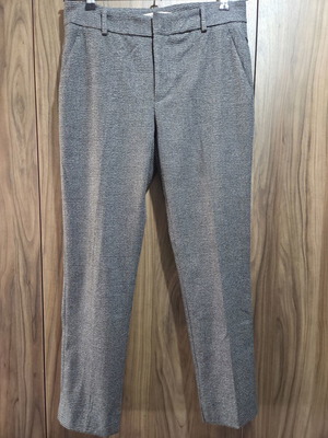Zara gray checkered fabric pants like new, size M 38