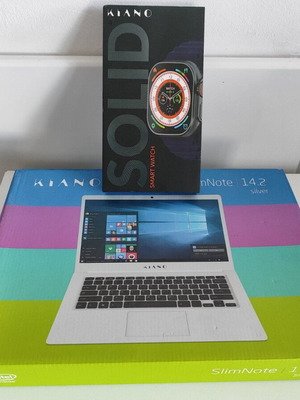 Laptop Kiano SlimNote 14.2 καινούργιο με δωρεάν Kiano Smart Watch
