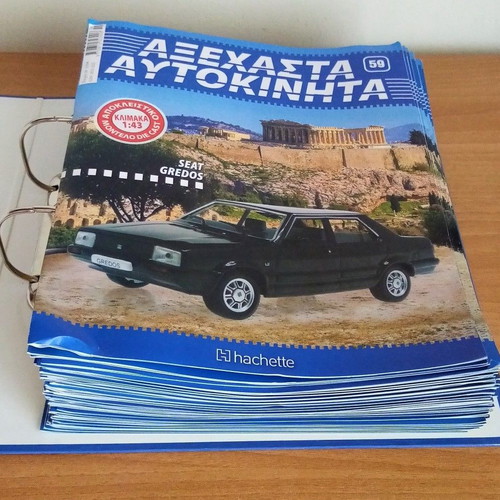 Hachette Unforgettable Cars Collection Model Cars used, scale 1:43
