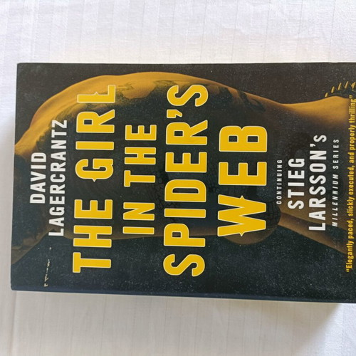 The Girl in the Spider's Web by David Lagercrantz, like new, English