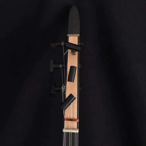 Tambourompouzouko new handcrafted string instrument by Manos Lantzanakis